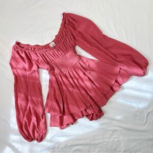 urban outfitters | pink romper | size xs